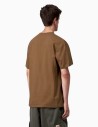Camiseta Carhartt WIP American Script T-Shirt Hamilton Brown