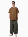 Camiseta Carhartt WIP American Script T-Shirt Hamilton Brown