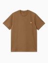 Camiseta Carhartt WIP American Script T-Shirt Hamilton Brown