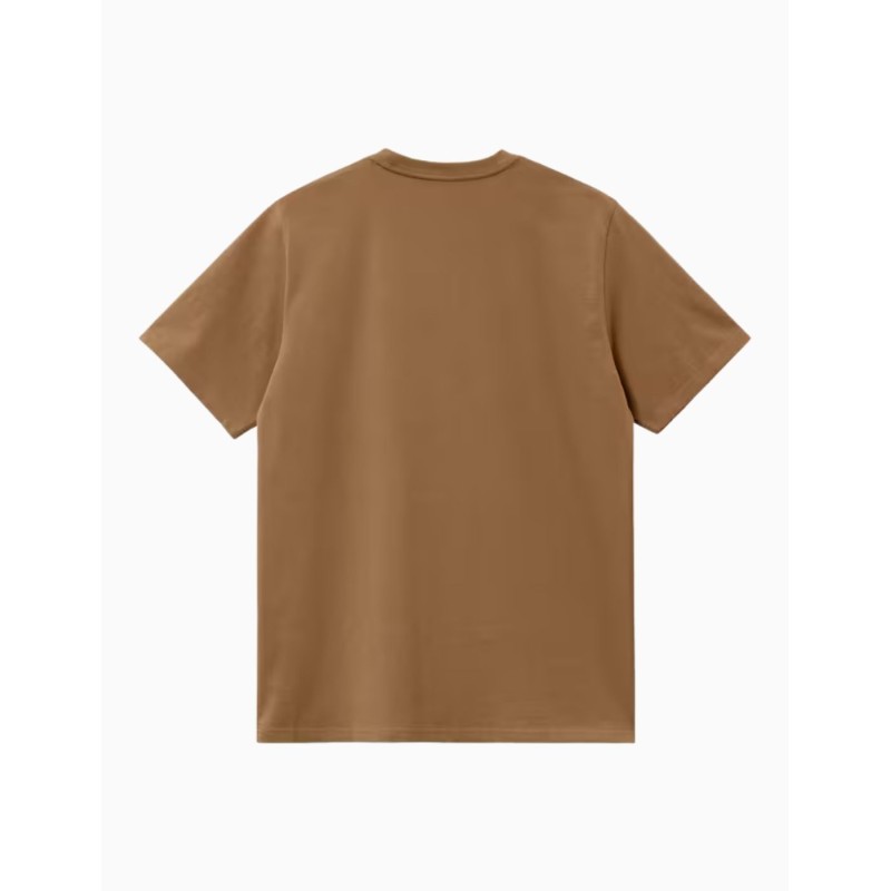Camiseta Carhartt WIP American Script T-Shirt Hamilton Brown