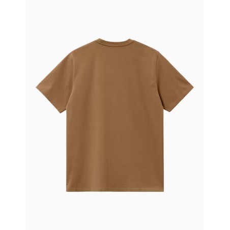 Camiseta Carhartt WIP American Script T-Shirt Hamilton Brown