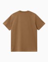 Camiseta Carhartt WIP American Script T-Shirt Hamilton Brown