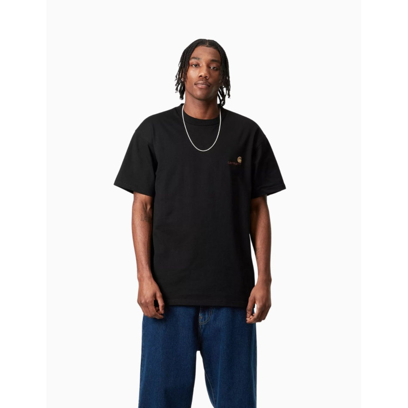 Camiseta Carhartt WIP American Script T-Shirt Black
