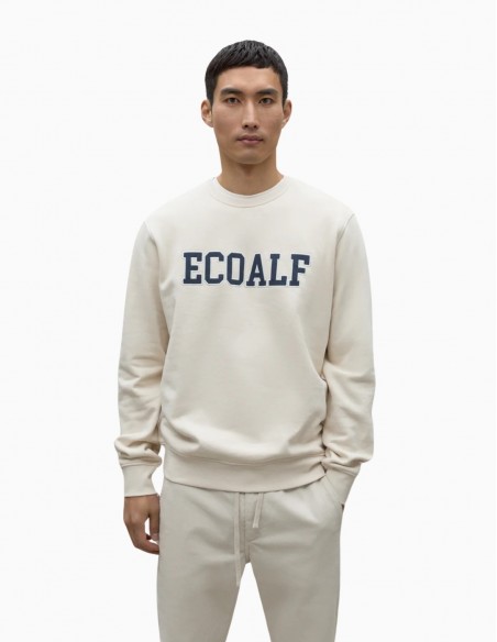 SUDADERA ECOALF PRESTON BLANCA