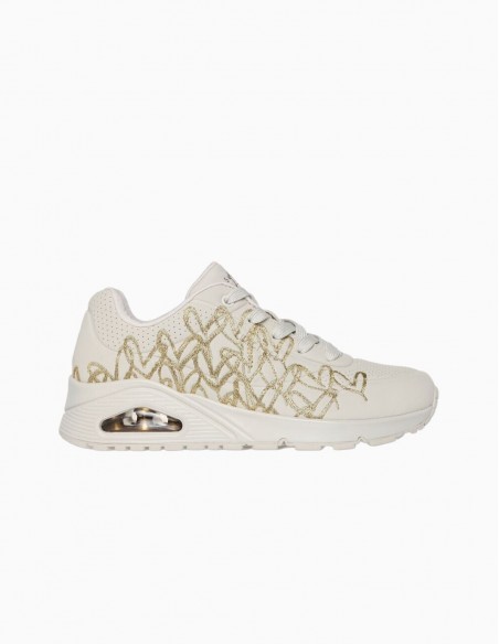 ZAPATILLAS SKECHERS UNO - GOLDEN HEART
