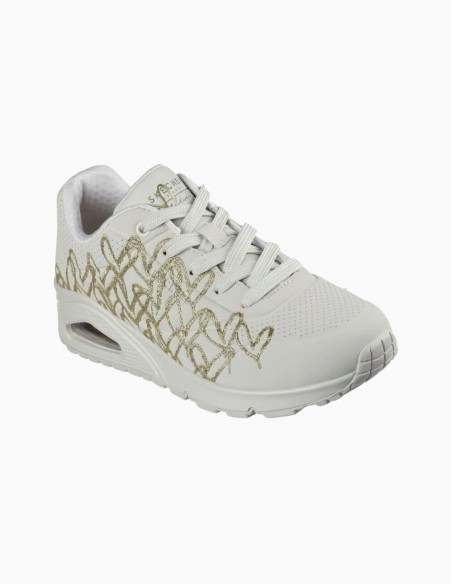 ZAPATILLAS SKECHERS UNO - GOLDEN HEART