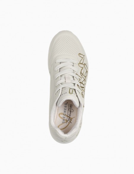 ZAPATILLAS SKECHERS UNO - GOLDEN HEART