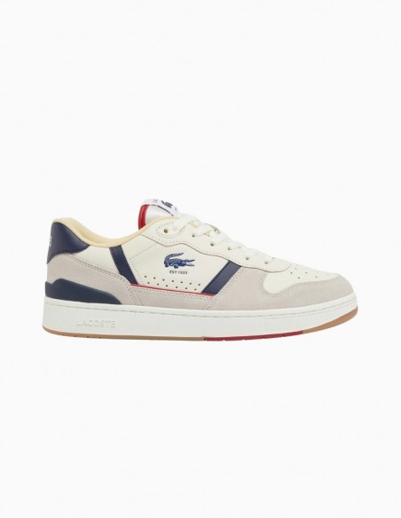 ZAPATILLAS LACOSTE T-CLIP SET DE PIEL HOMBRE...