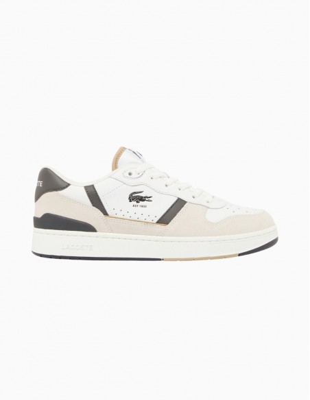 ZAPATILLAS LACOSTE T-CLIP SET DE PIEL HOMBRE...