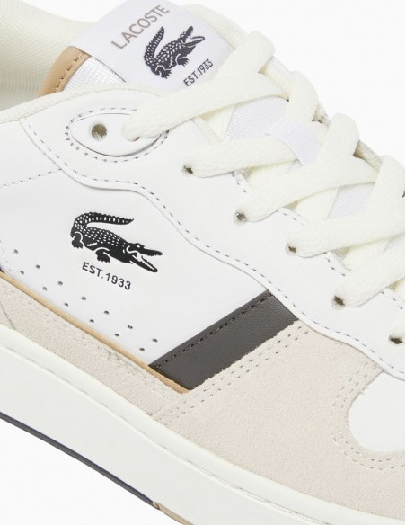 ZAPATILLAS LACOSTE T-CLIP SET DE PIEL HOMBRE...