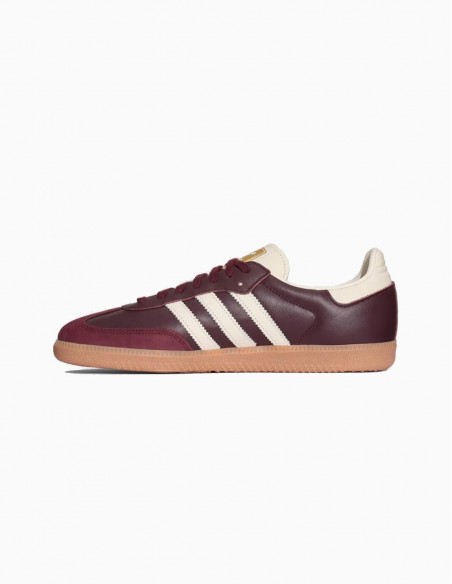 ZAPATILLAS ADIDAS SAMBA OG W MAROON GOLD METALIC