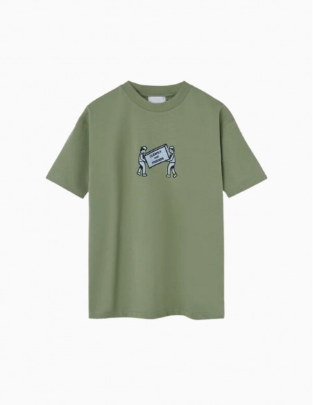 CAMISETA WE ARE NOT FRIENDS CLEARLY GREEN