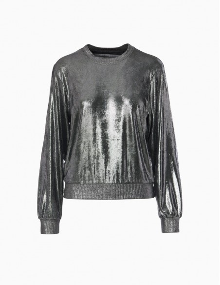 JERSEY BSB FOIL MANGA LARGA PLATEADO