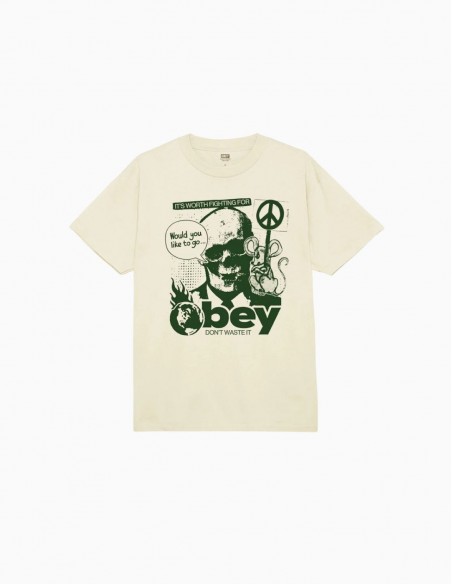 CAMISETA OBEY DONT WASTE IT