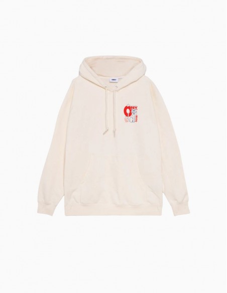SUDADERA CON CAPUCHA OBEY WORLDS FRIENDLIEST