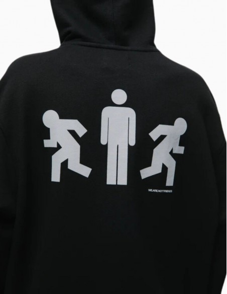 SUDADERA CON CAPUCHA WE ARE NOT FRIENDS...