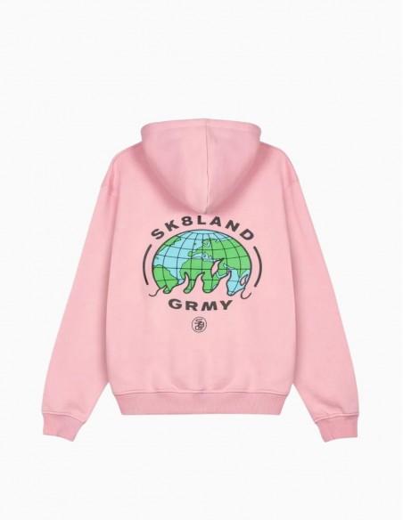 SUDADERA CON CAPUCHA GRIMEY X SK8LAND PINK
