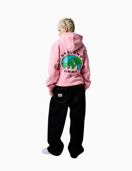 SUDADERA CON CAPUCHA GRIMEY X SK8LAND PINK
