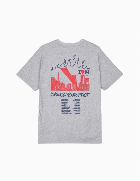 CAMISETA GRIMEY BOYS REGULAR TEE DARK SPORT GREY