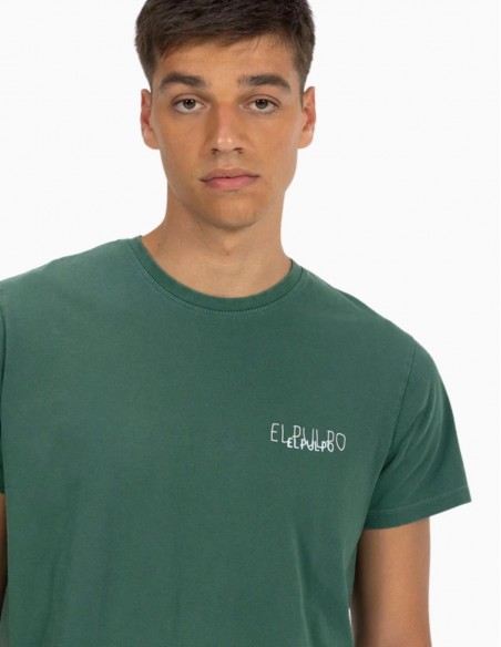 CAMISETA EL PULPO ESTAMPADO TRIPLE LOGO...