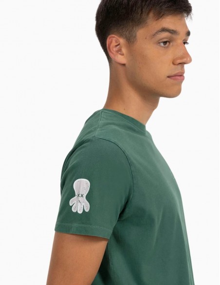 CAMISETA EL PULPO ESTAMPADO TRIPLE LOGO...