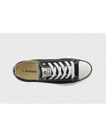 VICTORIA TRIBU BASKET LONA LOW NEGRO