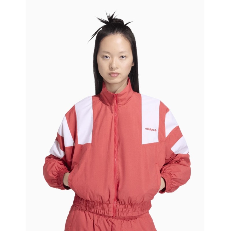 Chaqueta Adidas efecto lavado con bloques para mujer