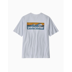 Camiseta Patagonia de manga corta con bolsillo y logotipo de Boardshort para hombre Responsibili-Tee