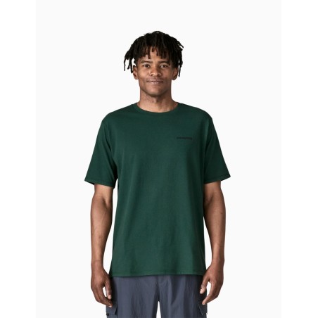 Camiseta Patagonia de manga corta logo P-6 para hombre Responsibili-Tee