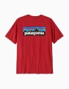 Camiseta Patagonia de manga corta logo P-6 para hombre Responsibili-Tee