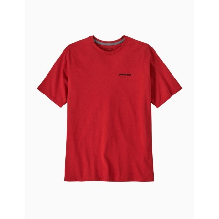 Camiseta Patagonia de manga corta logo P-6 para hombre Responsibili-Tee