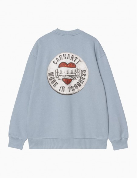 SUDADERA CARHARTT WIP BUTTON PARA MUJER