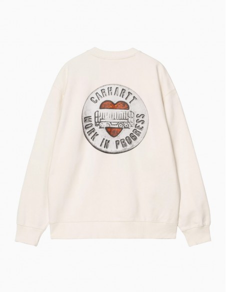 SUDADERA CARHARTT WIP BUTTON PARA MUJER