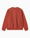 Sudadera Carhartt Wip American Script Oxide Red