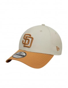 GORRA NEW ERA SAN DIEGO PADRES WORLD SERIES PATCH 9FORTY CREMA
