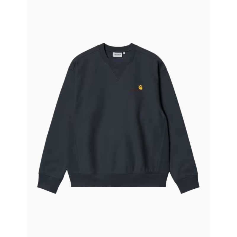 Sudadera Carhartt Wip American Script Deep Night