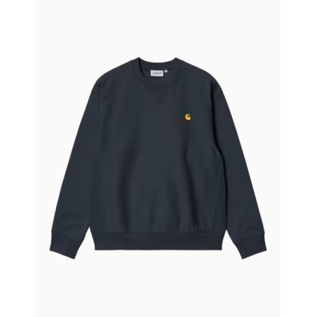 Sudadera Carhartt Wip American Script Deep Night