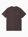 Camiseta Carhartt WIP Chase Shale Gold