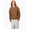 Sudadera Carhartt Wip American Script Crew Hamilton Brown