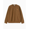 Sudadera Carhartt Wip American Script Crew Hamilton Brown