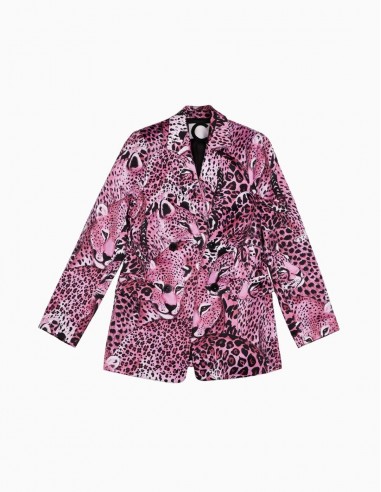 BLAZER LOLA CASADEMUNT ANIMAL PRINT ROSA