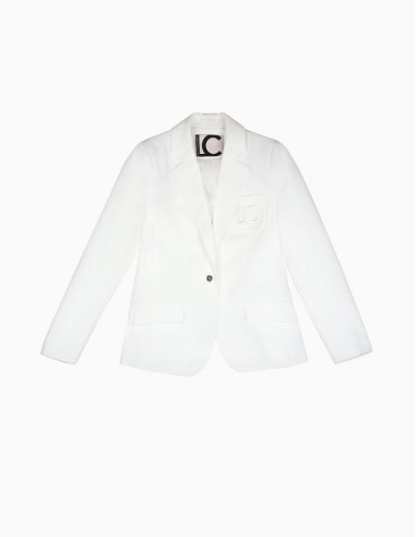 AMERICANA LOLA CASADEMUNT CON BORDADO BLANCA
