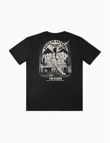 CAMISETA THE DUDES FACTORY SALSA BLACK