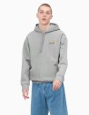 Sudadera Carhartt Wip Hooded American Script Sweat Heather Grey