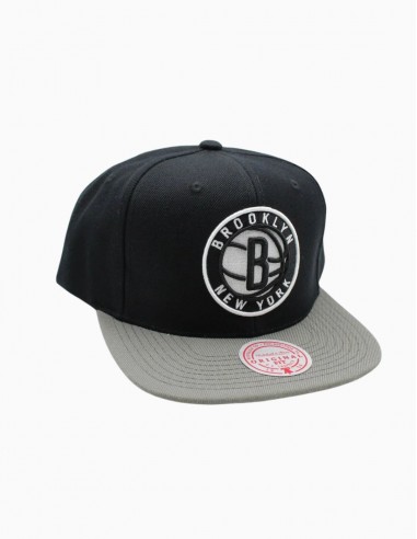 GORRA MITCHELL & NESS SNAPBACK PLANA BROOKLYN NETS