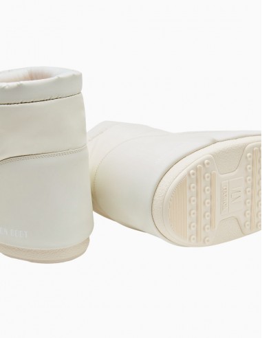 BOTAS MOON BOOT NO LACE CREAM DE GOMA