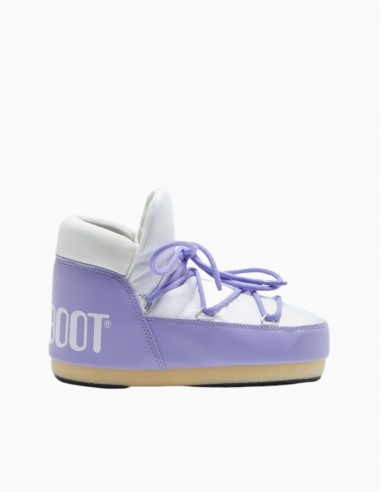 BOTAS MOON BOOT ICON BI-COLOR NYLON LILA
