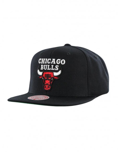 GORRA MITCHELL & NESS SNAPBACK PLANA CHICAGO BULLS 1998 NBA FINALS PATCH