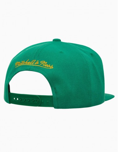 GORRA MITCHELL & NESS SNAPBACK PLANA BOSTON...