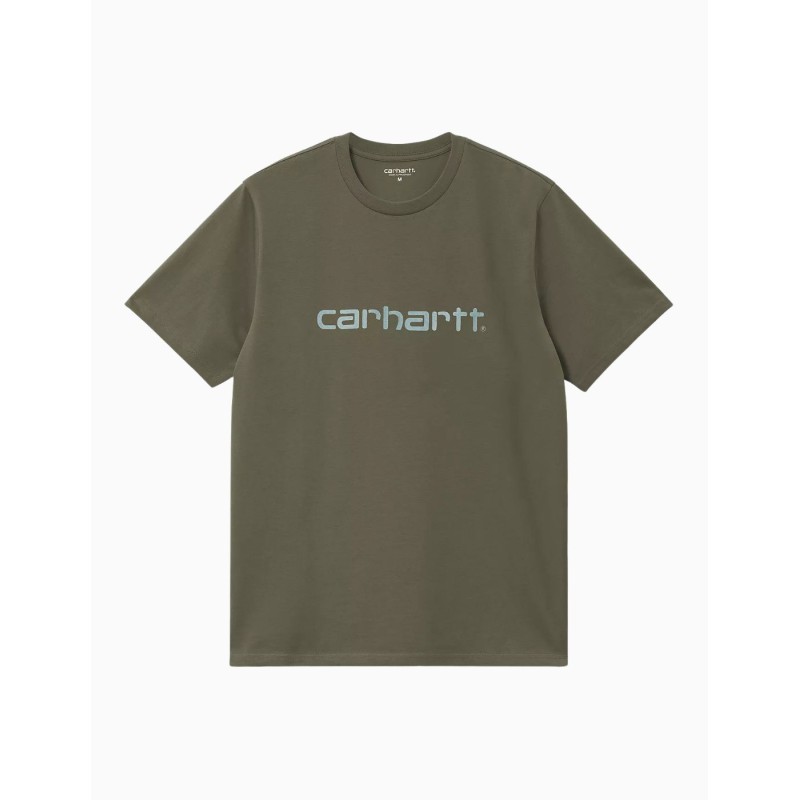 Camiseta Carhartt WIP Script Leaf Tourmaline